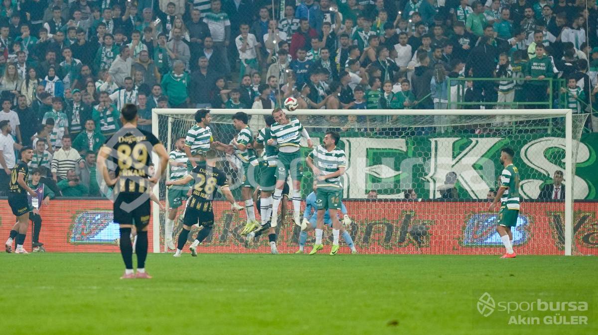 BURSASPOR - MUŞSPOR MAÇ FOTOĞRAFLARI
