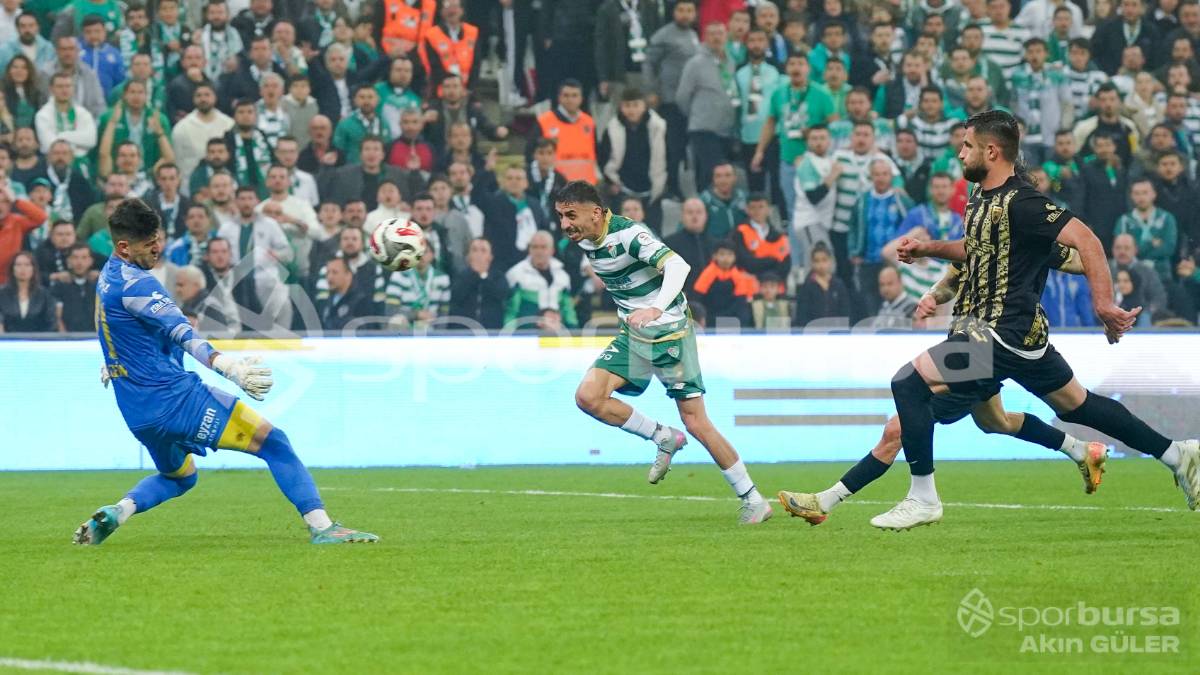 BURSASPOR - MUŞSPOR MAÇ FOTOĞRAFLARI