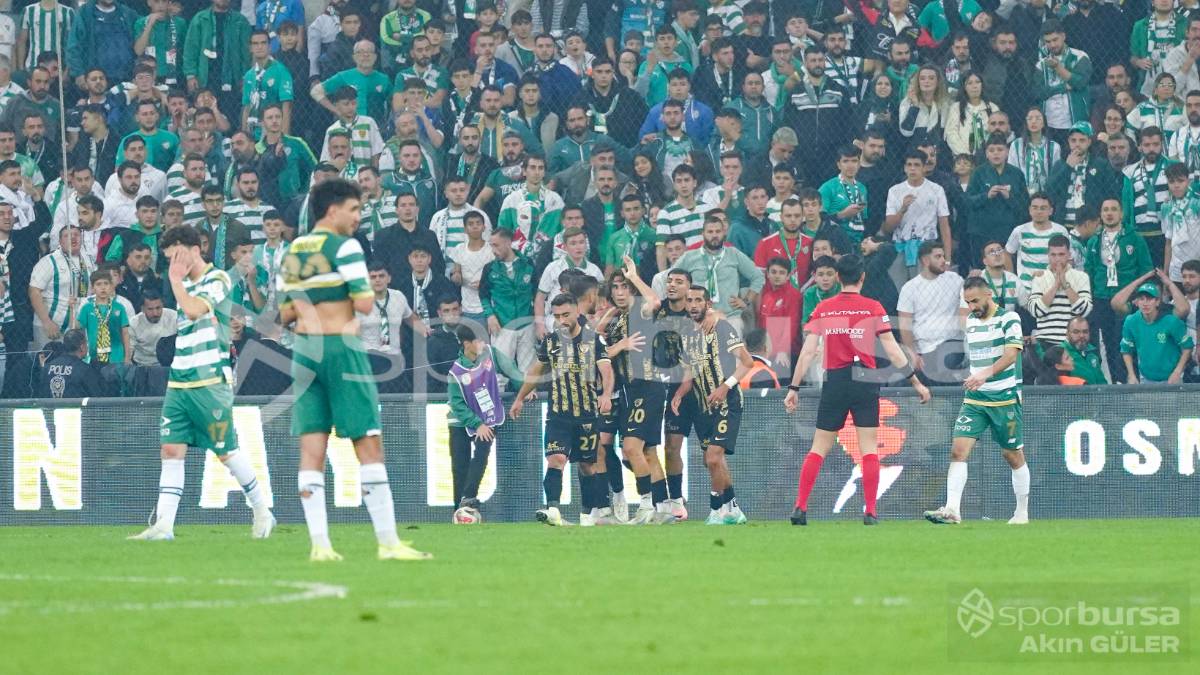 BURSASPOR - MUŞSPOR MAÇ FOTOĞRAFLARI