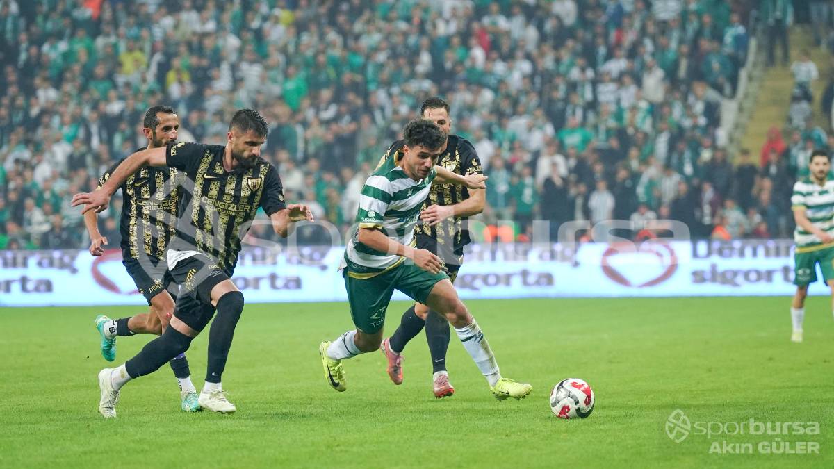 BURSASPOR - MUŞSPOR MAÇ FOTOĞRAFLARI