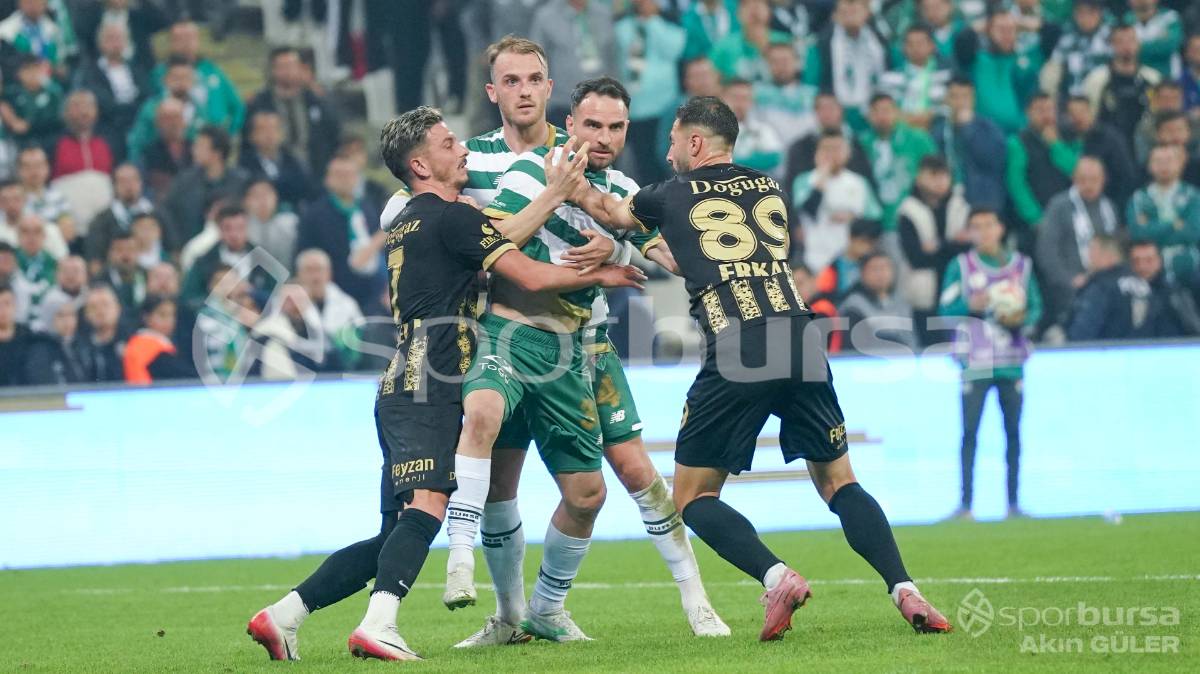 BURSASPOR - MUŞSPOR MAÇ FOTOĞRAFLARI