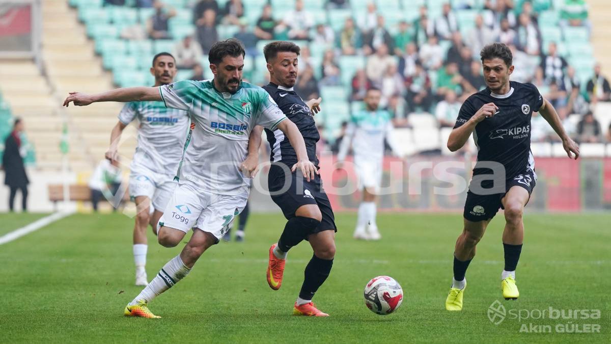 BURSASPOR - KAHRAMANMARAŞ İSTİKLAL MAÇ FOTOĞRAFLARI