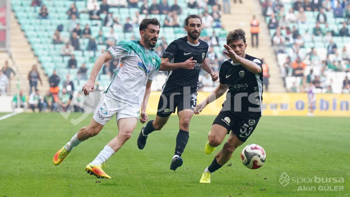 BURSASPOR - KAHRAMANMARAŞ İSTİKLAL MAÇ FOTOĞRAFLARI