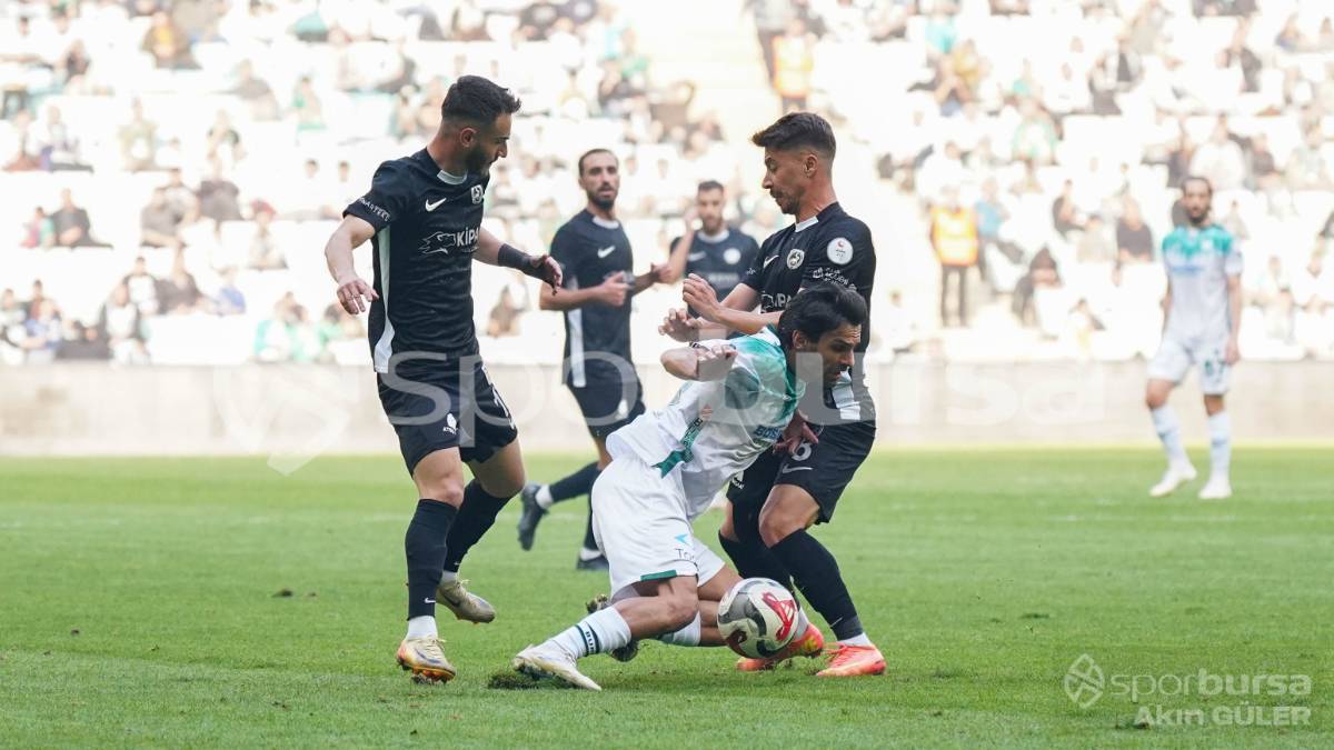BURSASPOR - KAHRAMANMARAŞ İSTİKLAL MAÇ FOTOĞRAFLARI