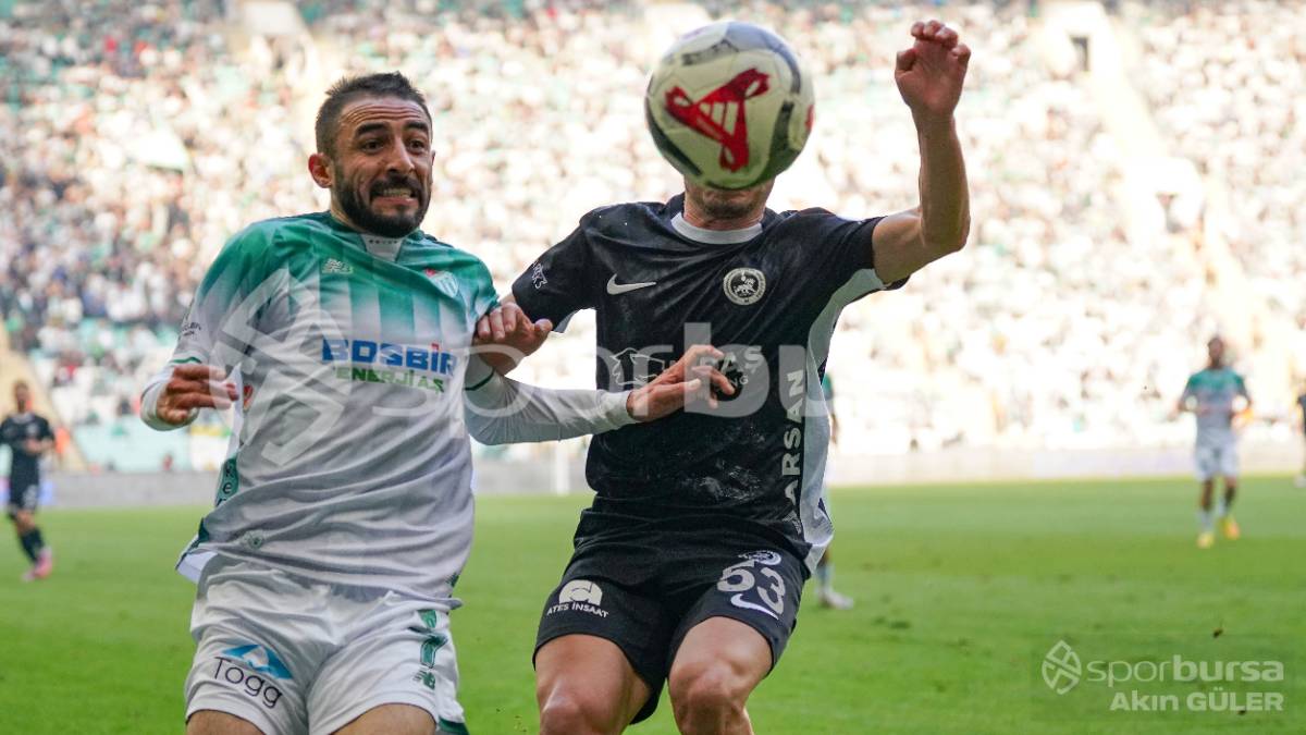BURSASPOR - KAHRAMANMARAŞ İSTİKLAL MAÇ FOTOĞRAFLARI