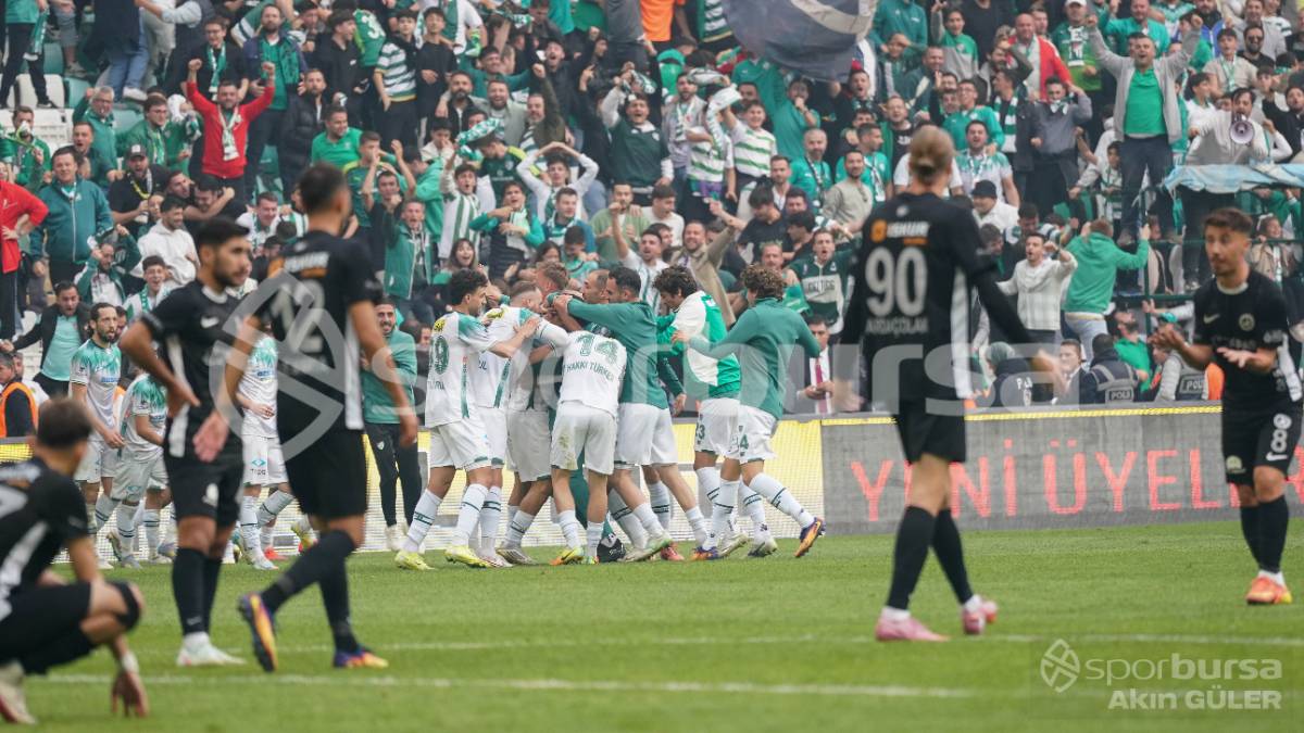 BURSASPOR - KAHRAMANMARAŞ İSTİKLAL MAÇ FOTOĞRAFLARI