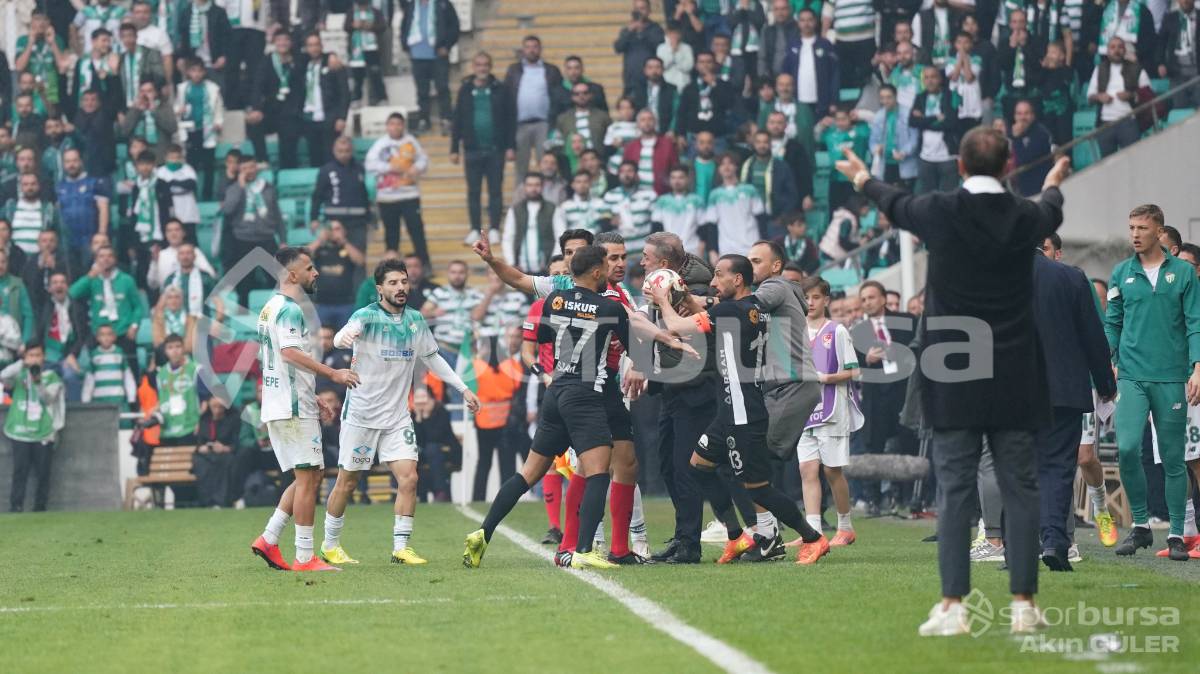 BURSASPOR - KAHRAMANMARAŞ İSTİKLAL MAÇ FOTOĞRAFLARI