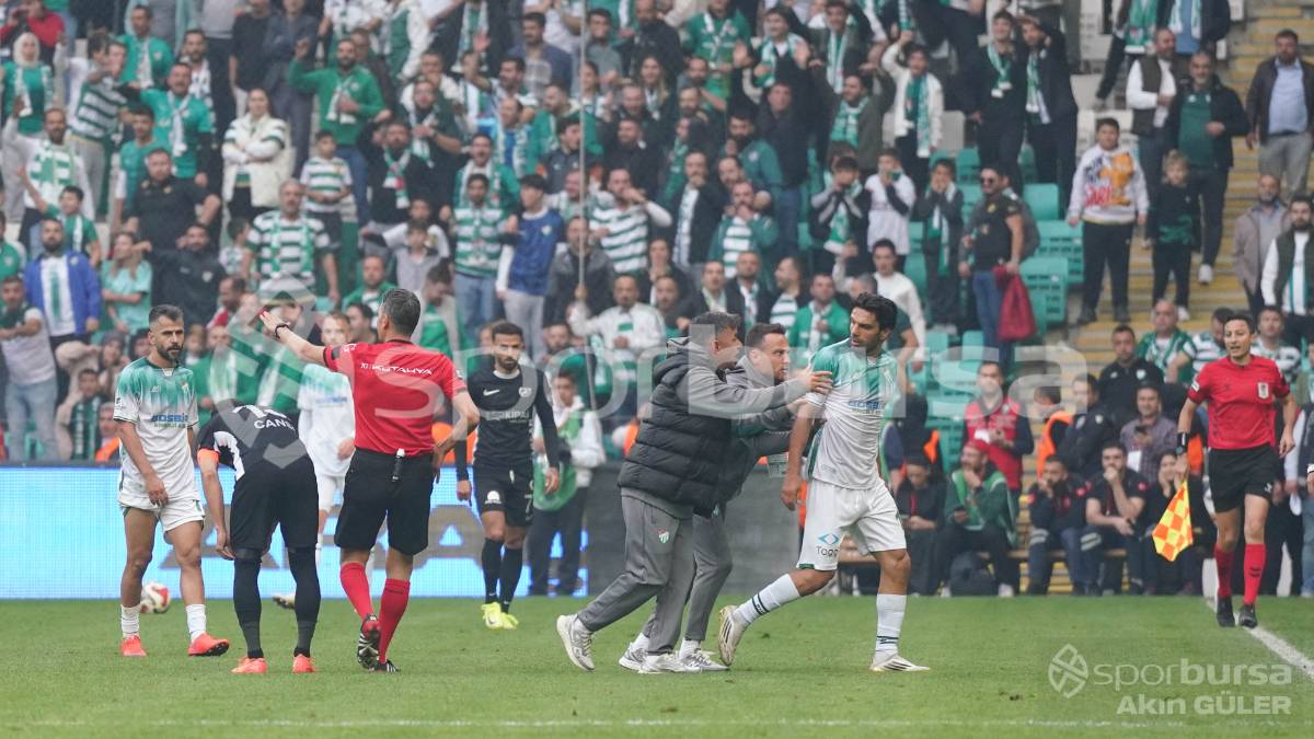 BURSASPOR - KAHRAMANMARAŞ İSTİKLAL MAÇ FOTOĞRAFLARI