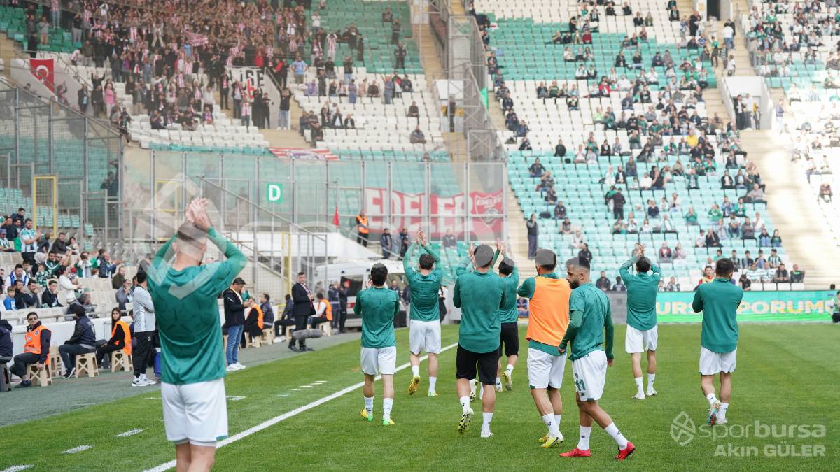 BURSASPOR - KAHRAMANMARAŞ İSTİKLAL MAÇ FOTOĞRAFLARI