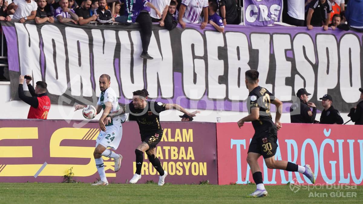 GÜZİDE GEBZE - BURSASPOR MAÇ FOTOĞRAFLARI