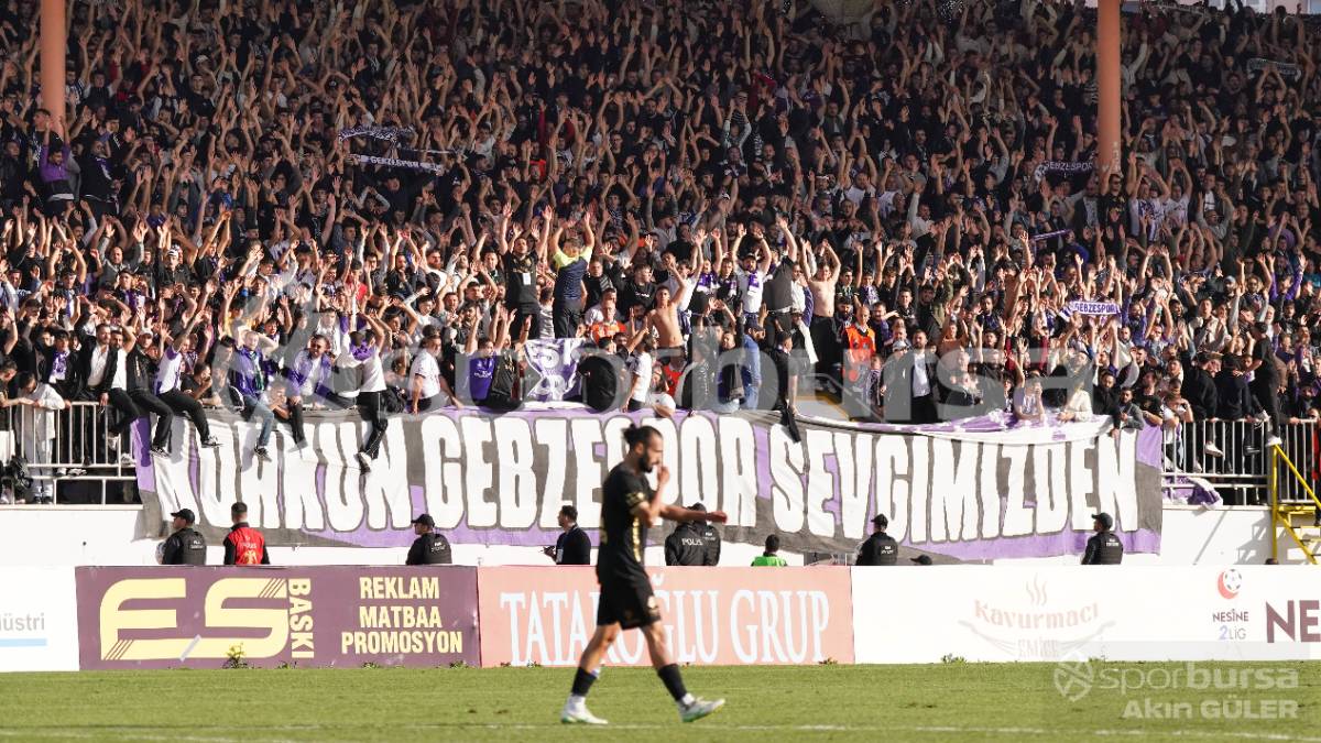 GÜZİDE GEBZE - BURSASPOR MAÇ FOTOĞRAFLARI