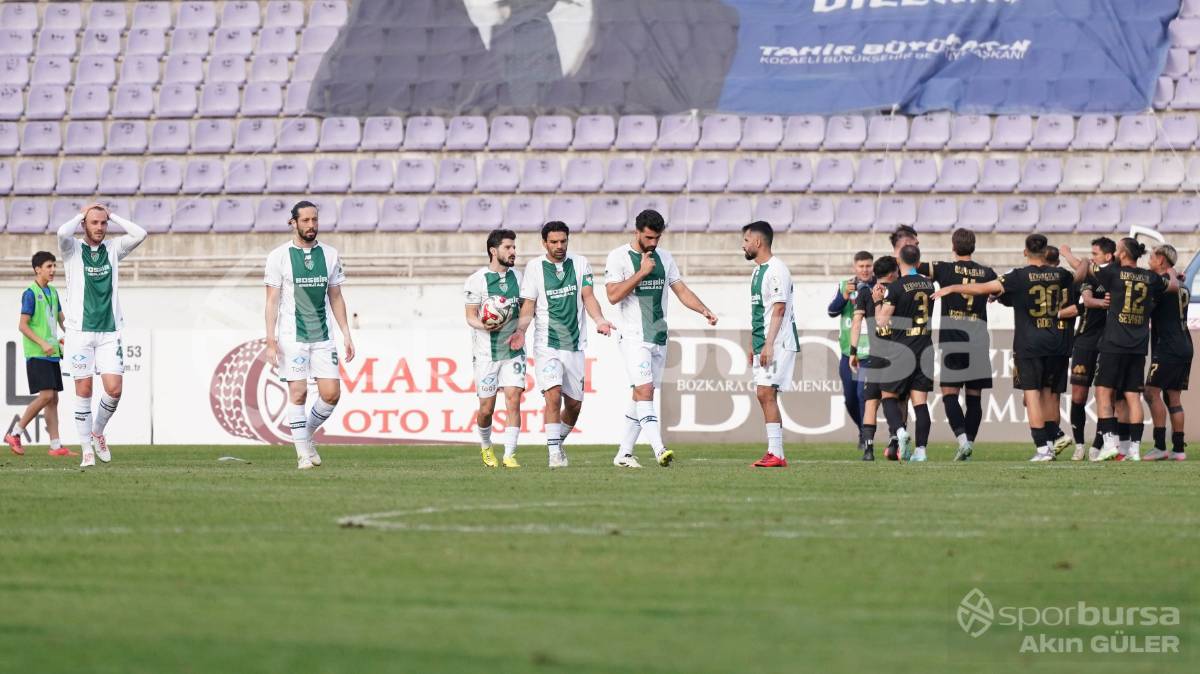 GÜZİDE GEBZE - BURSASPOR MAÇ FOTOĞRAFLARI