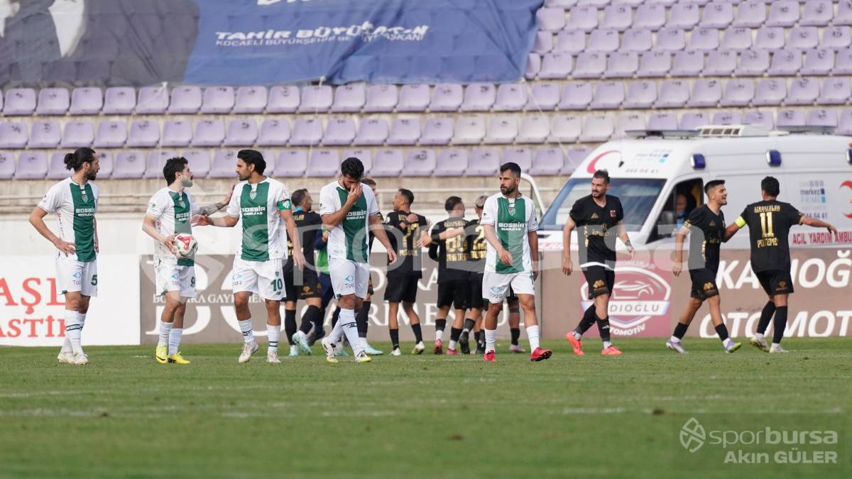 GÜZİDE GEBZE - BURSASPOR MAÇ FOTOĞRAFLARI