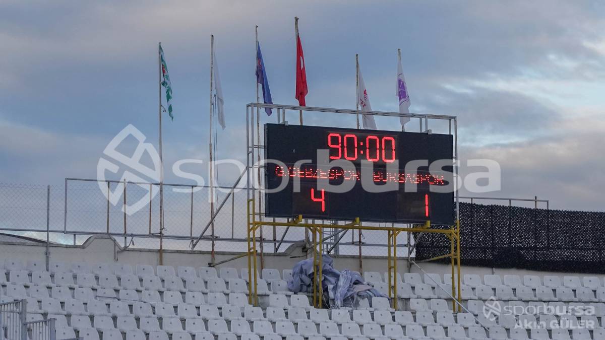 GÜZİDE GEBZE - BURSASPOR MAÇ FOTOĞRAFLARI