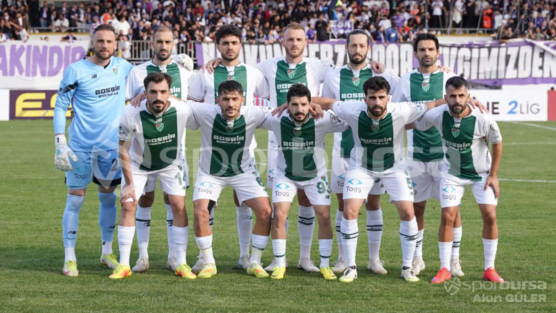 Bursaspor'da bu ilk kez oldu!