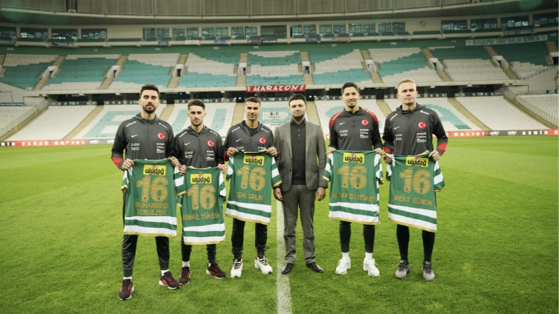 Başkan Çelik’ten Bursaspor’dan yetişen millilere jest!