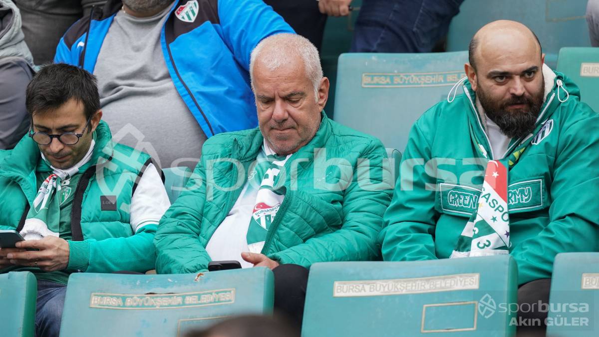 BURSASPOR - FETHİYESPOR MAÇ FOTOĞRAFLARI