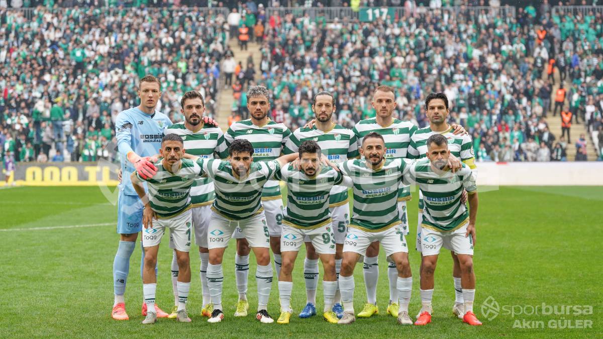 BURSASPOR - FETHİYESPOR MAÇ FOTOĞRAFLARI
