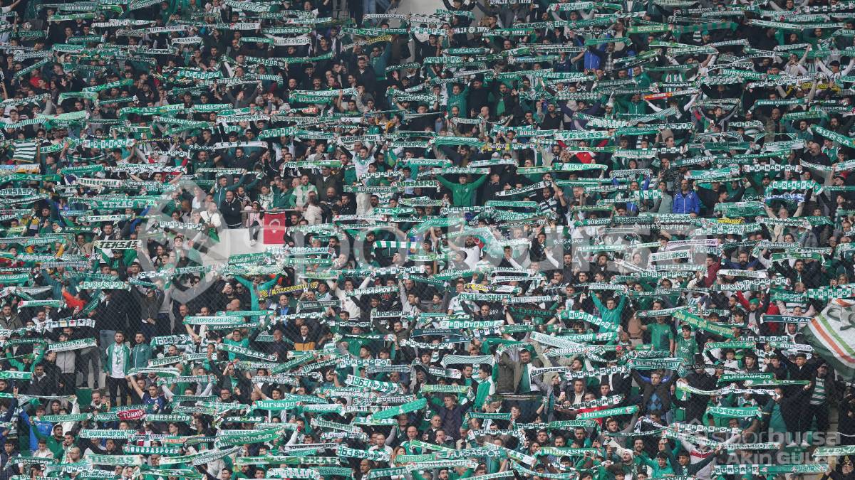 BURSASPOR - FETHİYESPOR MAÇ FOTOĞRAFLARI