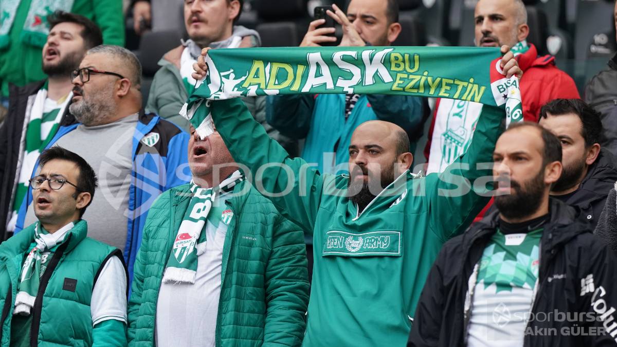 BURSASPOR - FETHİYESPOR MAÇ FOTOĞRAFLARI