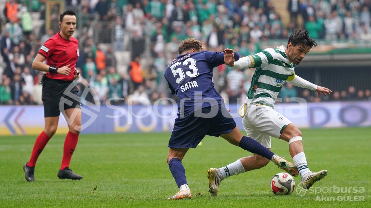 BURSASPOR - FETHİYESPOR MAÇ FOTOĞRAFLARI
