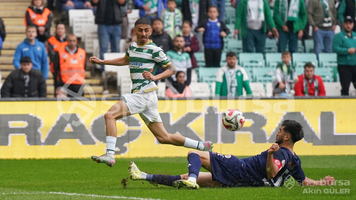 BURSASPOR - FETHİYESPOR MAÇ FOTOĞRAFLARI