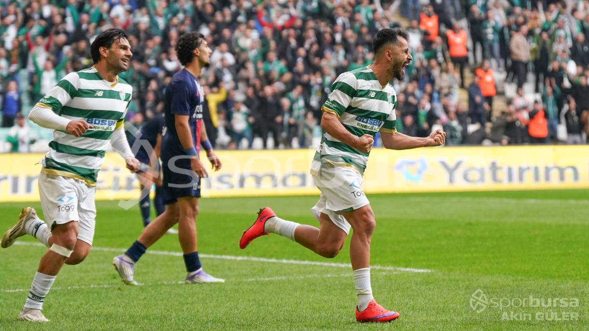 BURSASPOR - FETHİYESPOR MAÇ FOTOĞRAFLARI