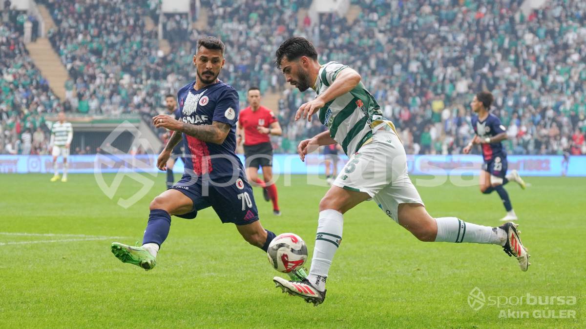 BURSASPOR - FETHİYESPOR MAÇ FOTOĞRAFLARI
