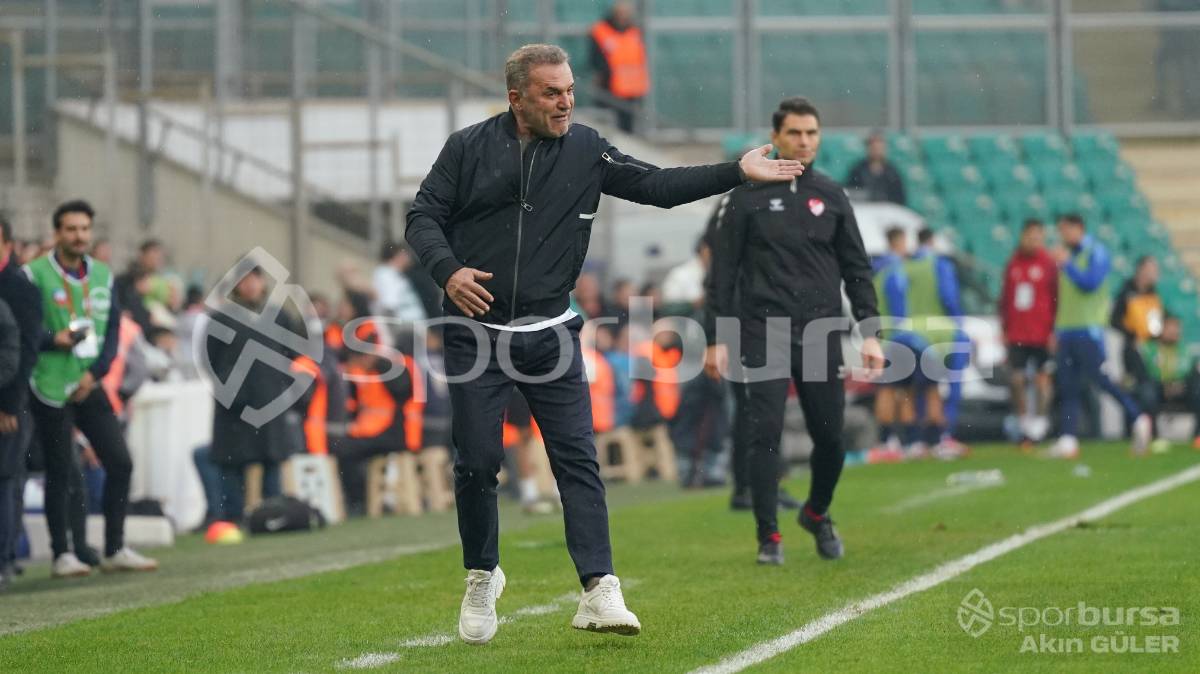 BURSASPOR - FETHİYESPOR MAÇ FOTOĞRAFLARI
