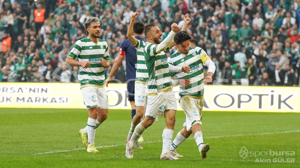 BURSASPOR - FETHİYESPOR MAÇ FOTOĞRAFLARI
