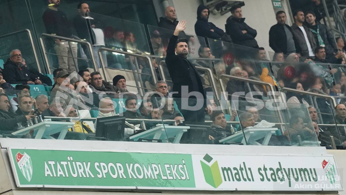 BURSASPOR - FETHİYESPOR MAÇ FOTOĞRAFLARI