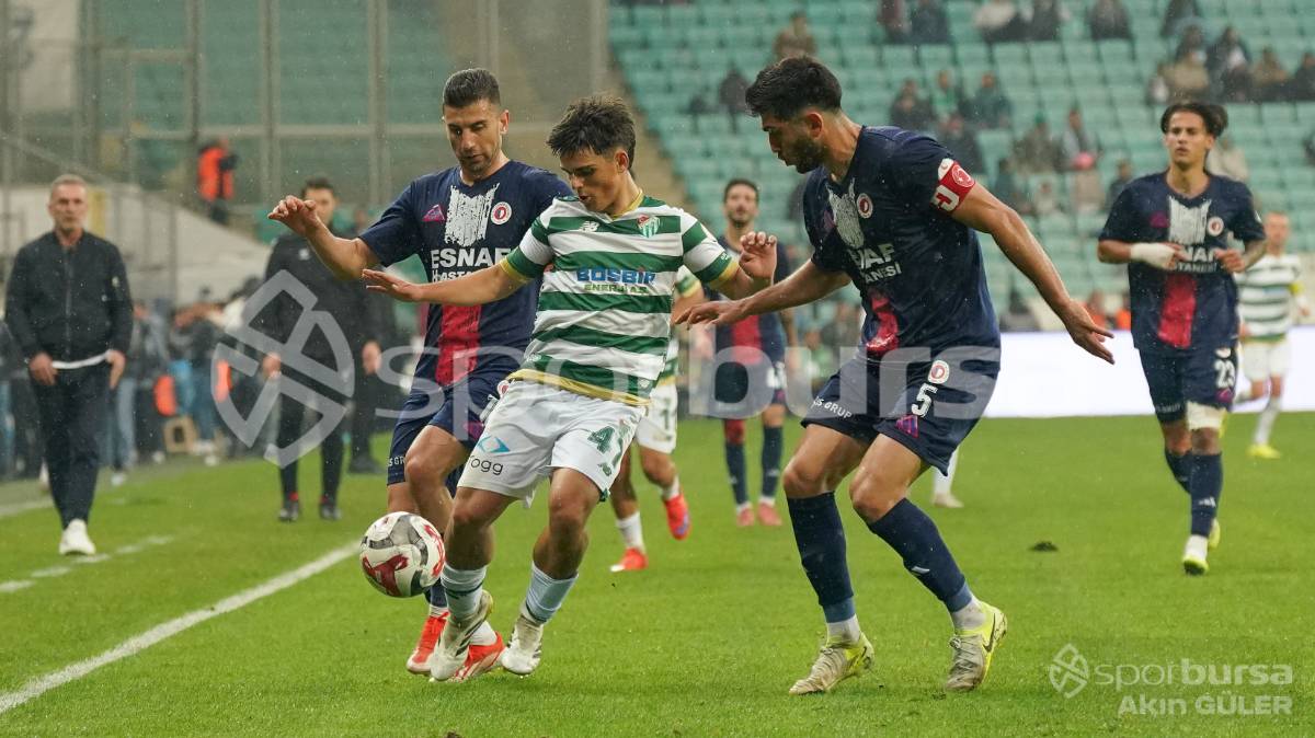 BURSASPOR - FETHİYESPOR MAÇ FOTOĞRAFLARI