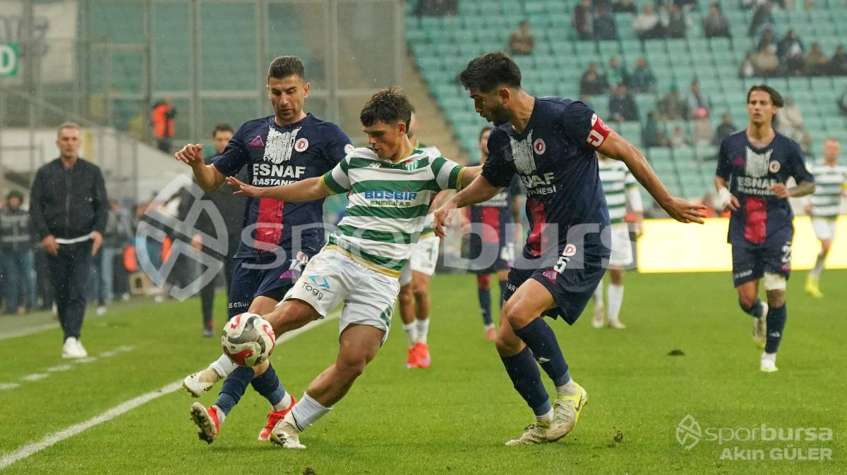 BURSASPOR - FETHİYESPOR MAÇ FOTOĞRAFLARI