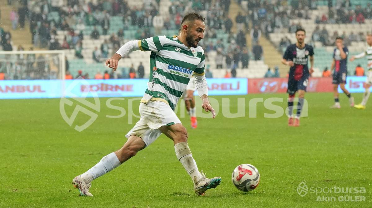 BURSASPOR - FETHİYESPOR MAÇ FOTOĞRAFLARI