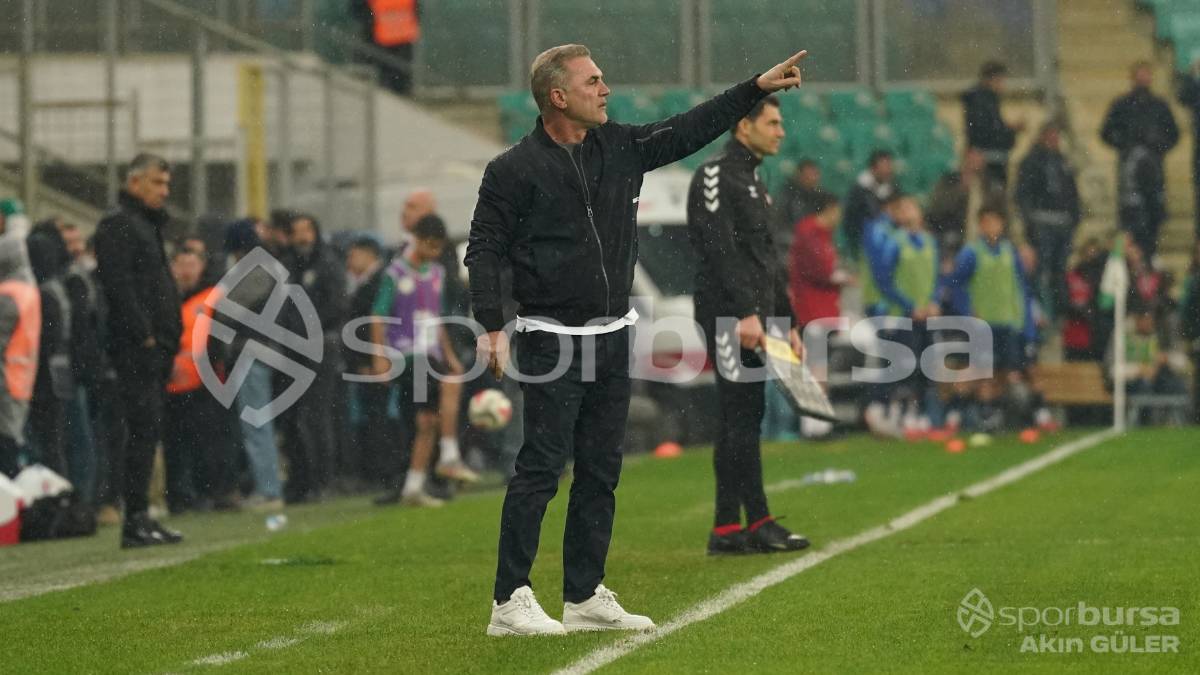 BURSASPOR - FETHİYESPOR MAÇ FOTOĞRAFLARI