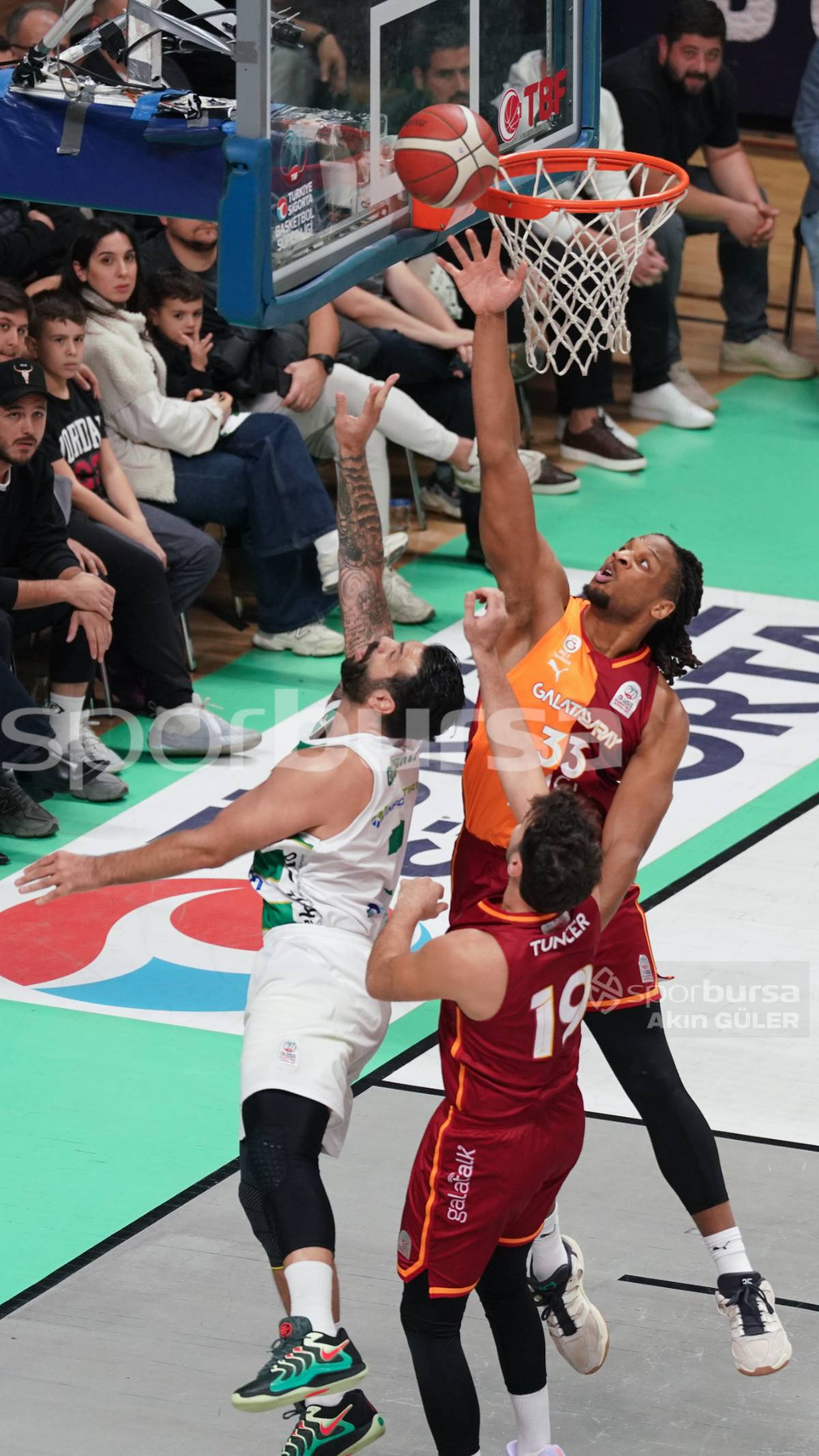 BURSASPOR - GALATASARAY MAÇ FOTOĞRAFLARI