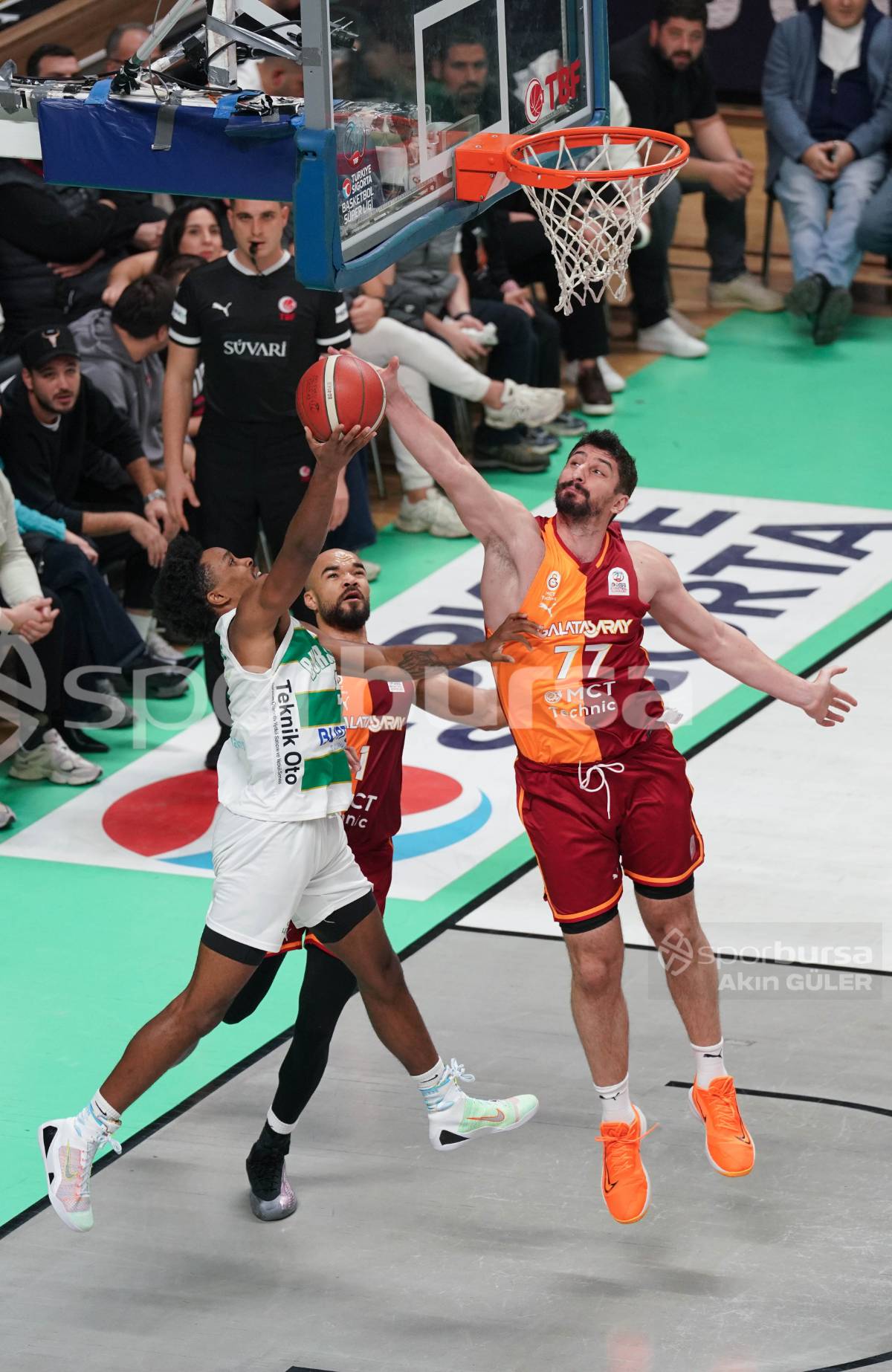 BURSASPOR - GALATASARAY MAÇ FOTOĞRAFLARI