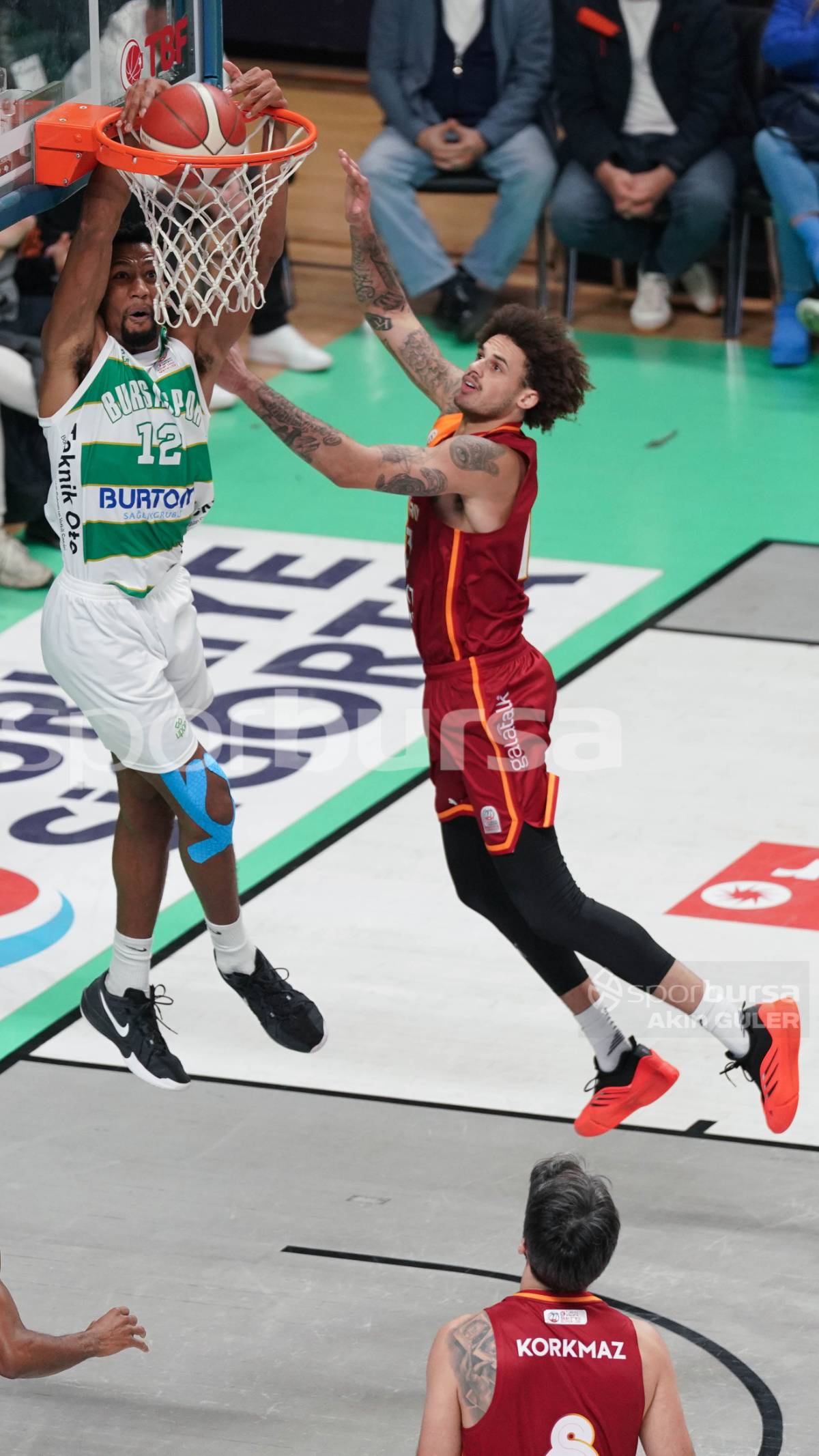 BURSASPOR - GALATASARAY MAÇ FOTOĞRAFLARI