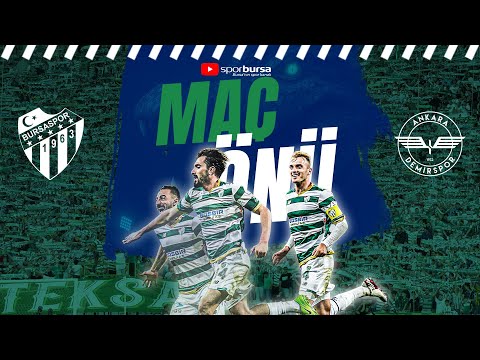 Bursaspor - Ankara Demirspor Maç Öncesi Canlı Yayını... #sporbursatr #bursaspor