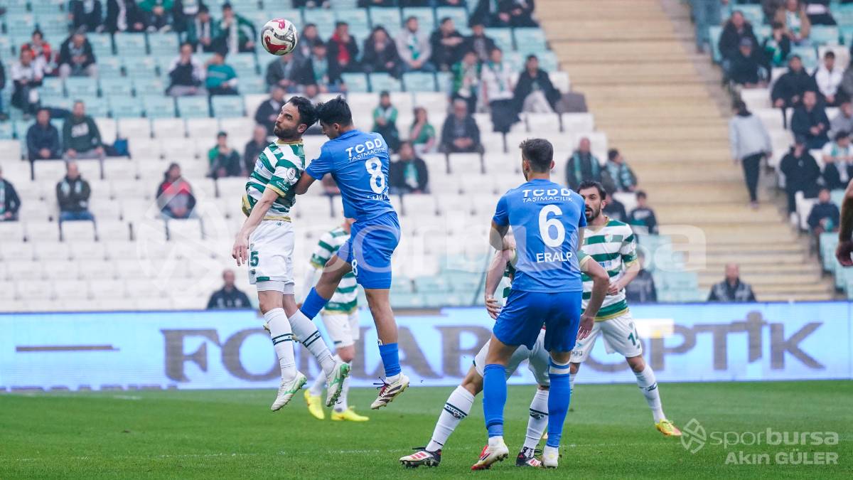 BURSASPOR - ANKARA DEMİRSPOR MAÇ FOTOĞRAFLARI