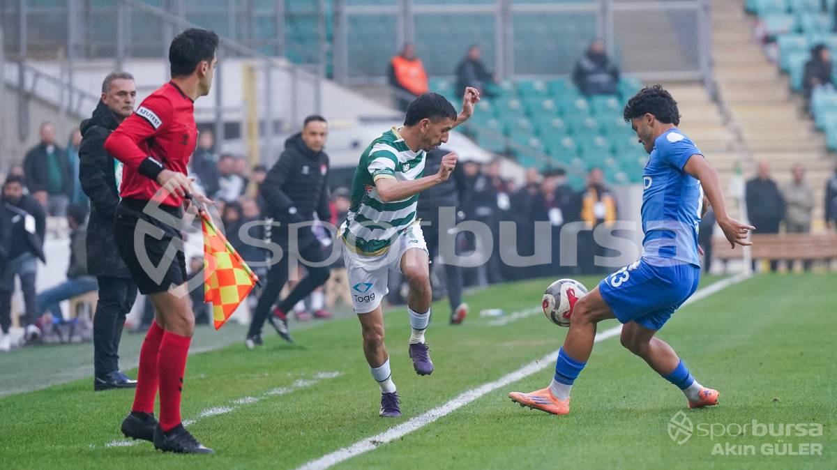 BURSASPOR - ANKARA DEMİRSPOR MAÇ FOTOĞRAFLARI
