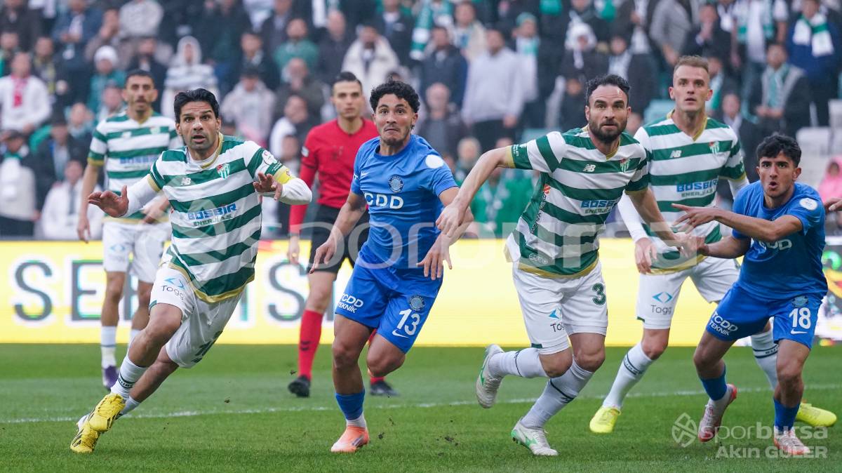 BURSASPOR - ANKARA DEMİRSPOR MAÇ FOTOĞRAFLARI