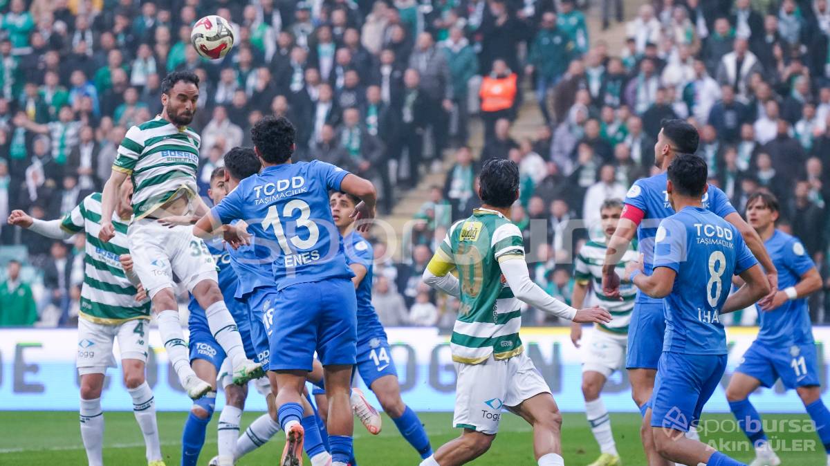 BURSASPOR - ANKARA DEMİRSPOR MAÇ FOTOĞRAFLARI