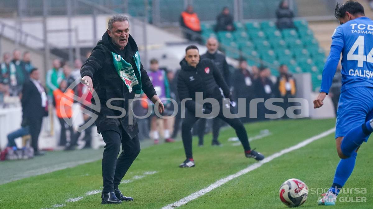 BURSASPOR - ANKARA DEMİRSPOR MAÇ FOTOĞRAFLARI
