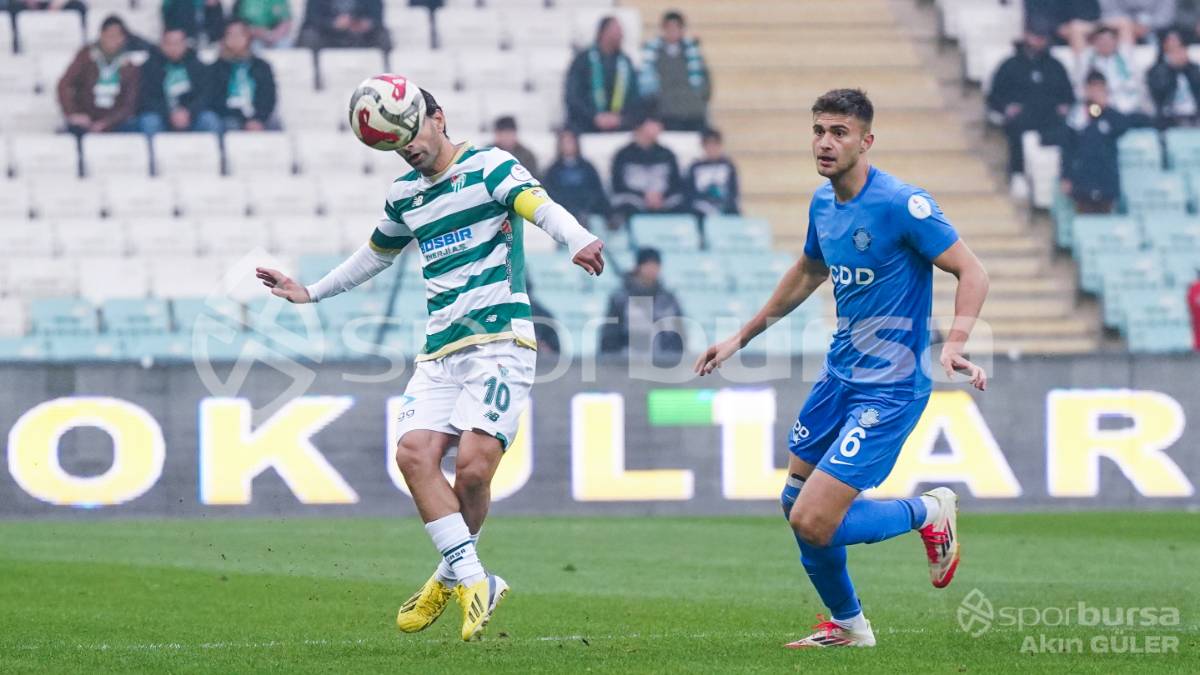 BURSASPOR - ANKARA DEMİRSPOR MAÇ FOTOĞRAFLARI