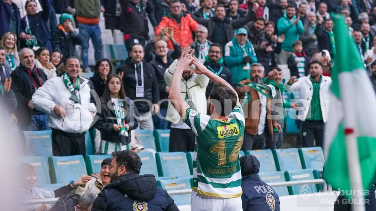 BURSASPOR - ANKARA DEMİRSPOR MAÇ FOTOĞRAFLARI