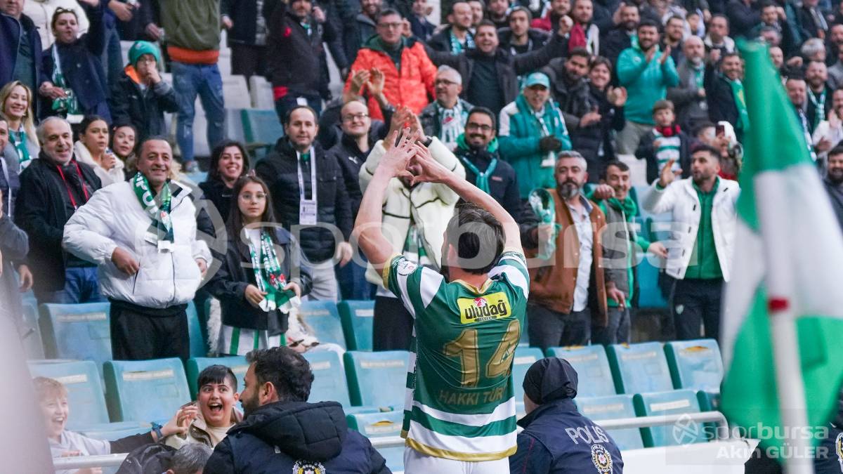 BURSASPOR - ANKARA DEMİRSPOR MAÇ FOTOĞRAFLARI