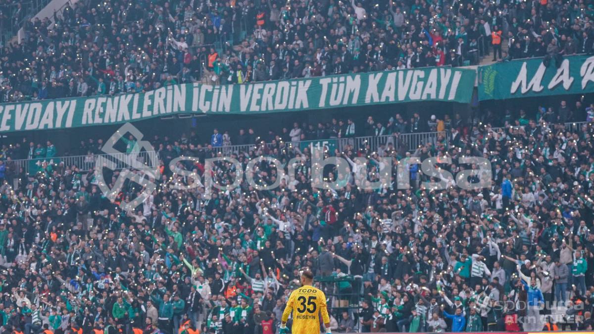 BURSASPOR - ANKARA DEMİRSPOR MAÇ FOTOĞRAFLARI