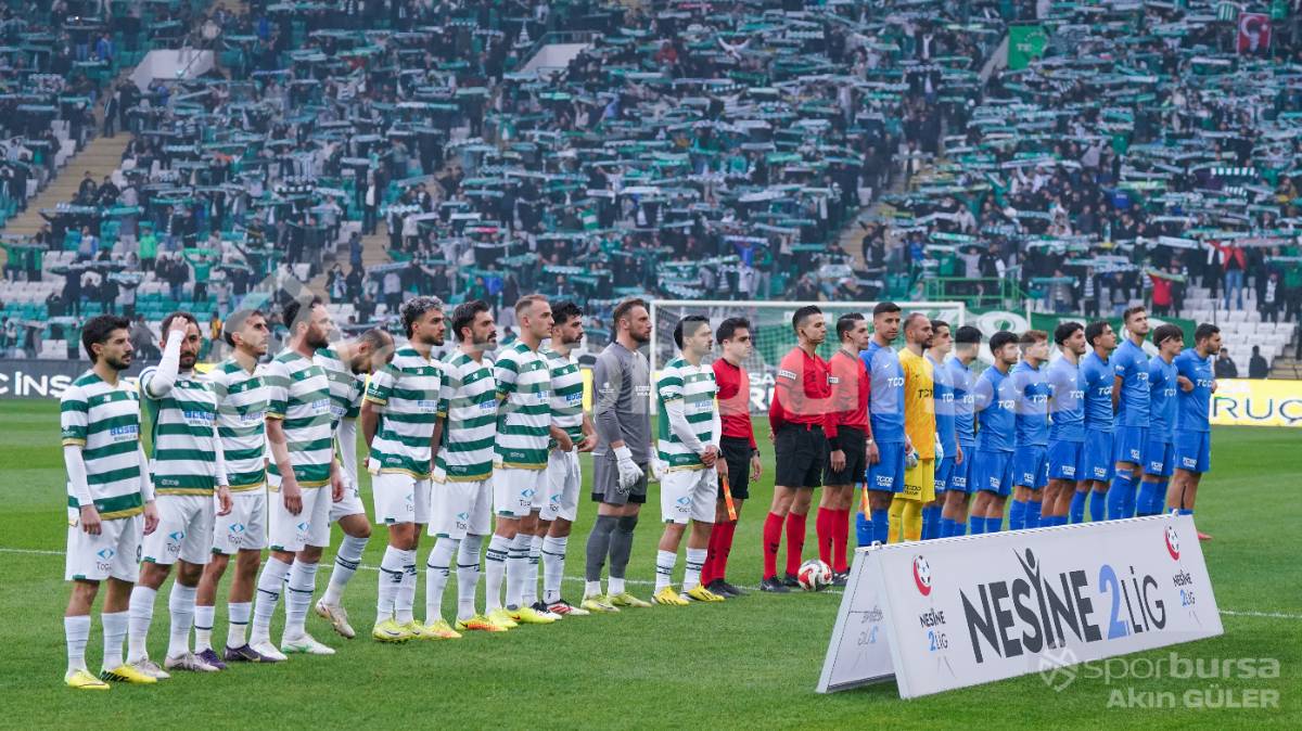BURSASPOR - ANKARA DEMİRSPOR MAÇ FOTOĞRAFLARI