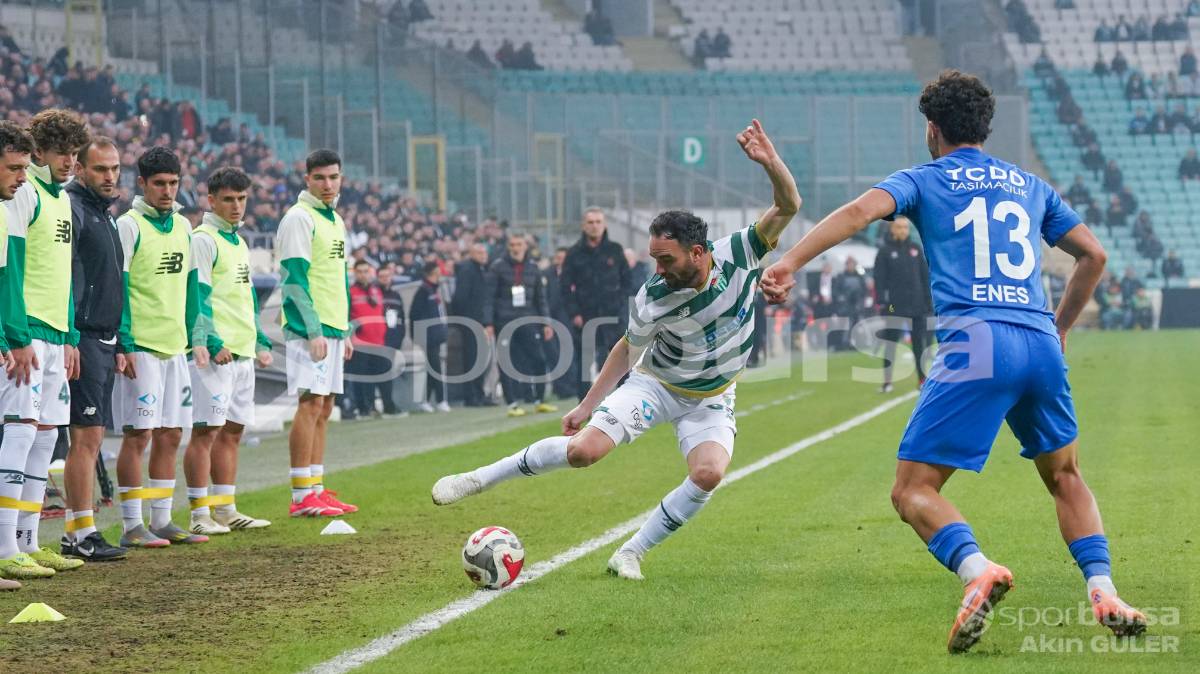 BURSASPOR - ANKARA DEMİRSPOR MAÇ FOTOĞRAFLARI